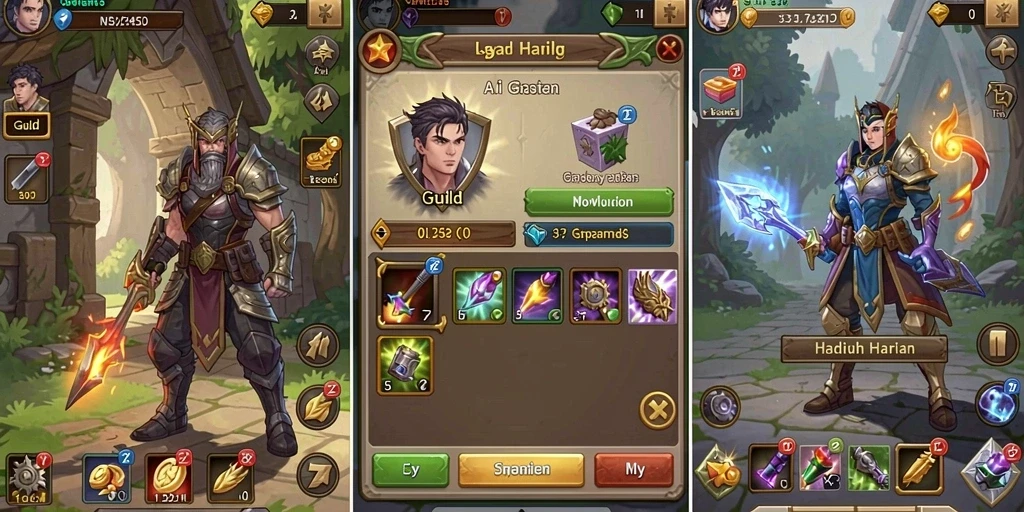 Screenshot menunjukkan level baru yang menantang.