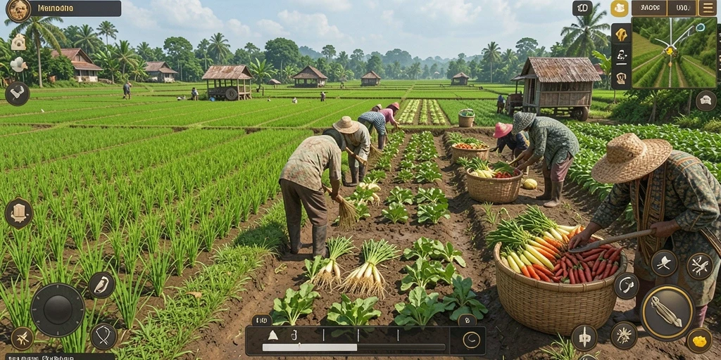 Tangkapan layar menampilkan aksi seru dalam permainan.