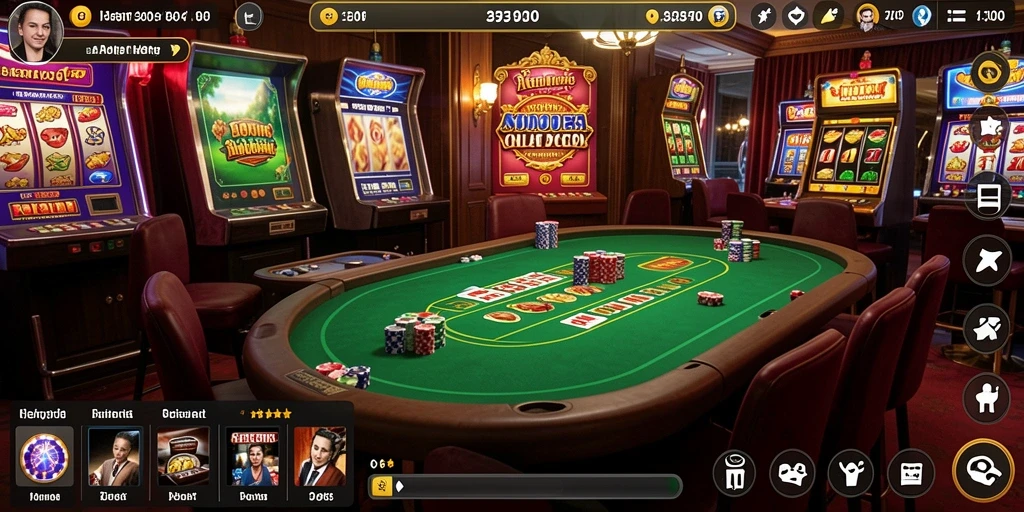 Tampilan awal aplikasi AAKASINO yang menarik.