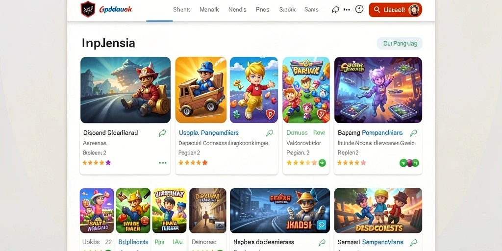Tampilan antarmuka aplikasi yang modern dan menarik.
