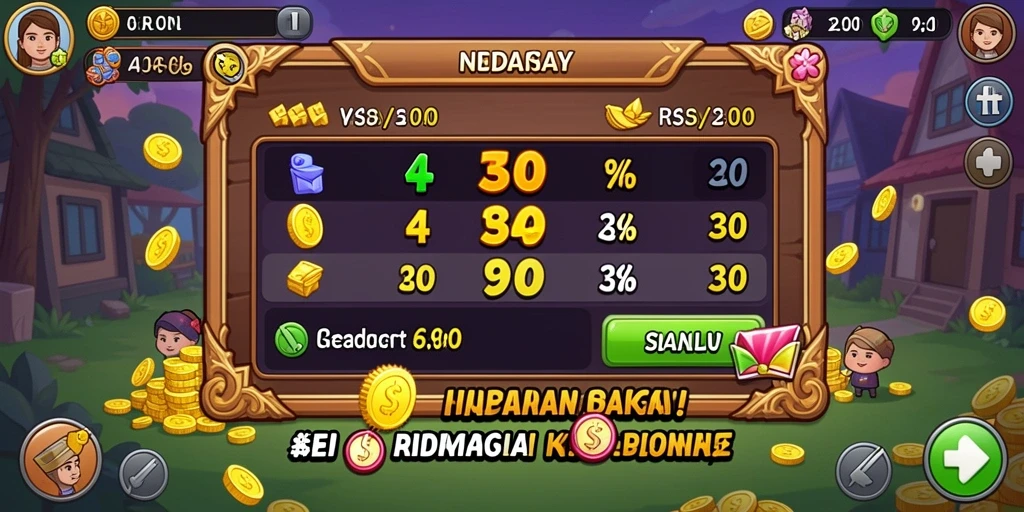 Tampilan awal game dengan karakter utama yang siap beraksi.