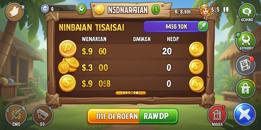 Gambar menampilkan antarmuka permainan yang menarik.