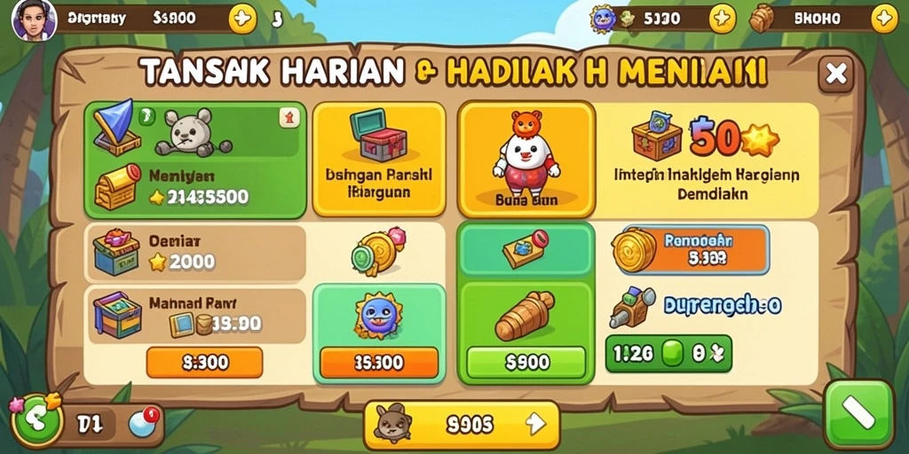 Tampilan antarmuka yang memikat dan user-friendly.