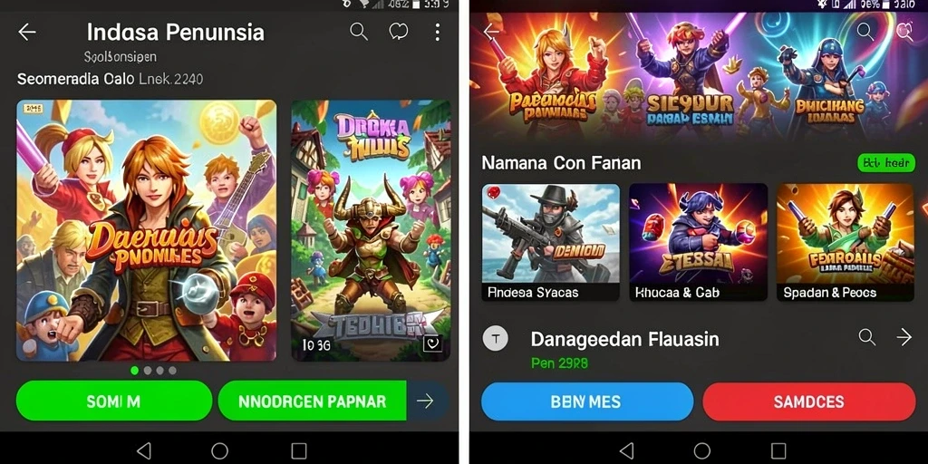 Tampilan antarmuka yang modern dan menarik.