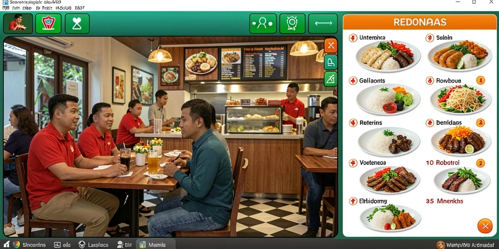 Tampilan antarmuka yang user-friendly dan menarik.