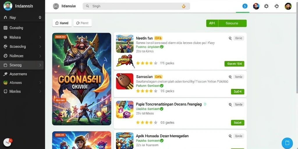 Tampilan utama aplikasi RAJA288 yang menarik.