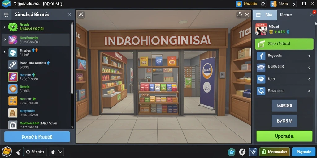 Tampilan awal yang user-friendly dan menarik.