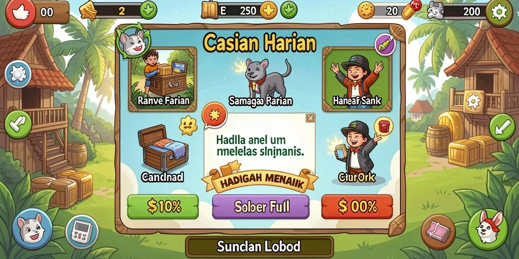 Tampilan menu utama RSNVIP yang menarik.